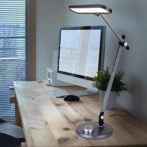 Настольная лампа Globo Dimmable Daylight Adjustable LED synthetic.ua - Фото 1