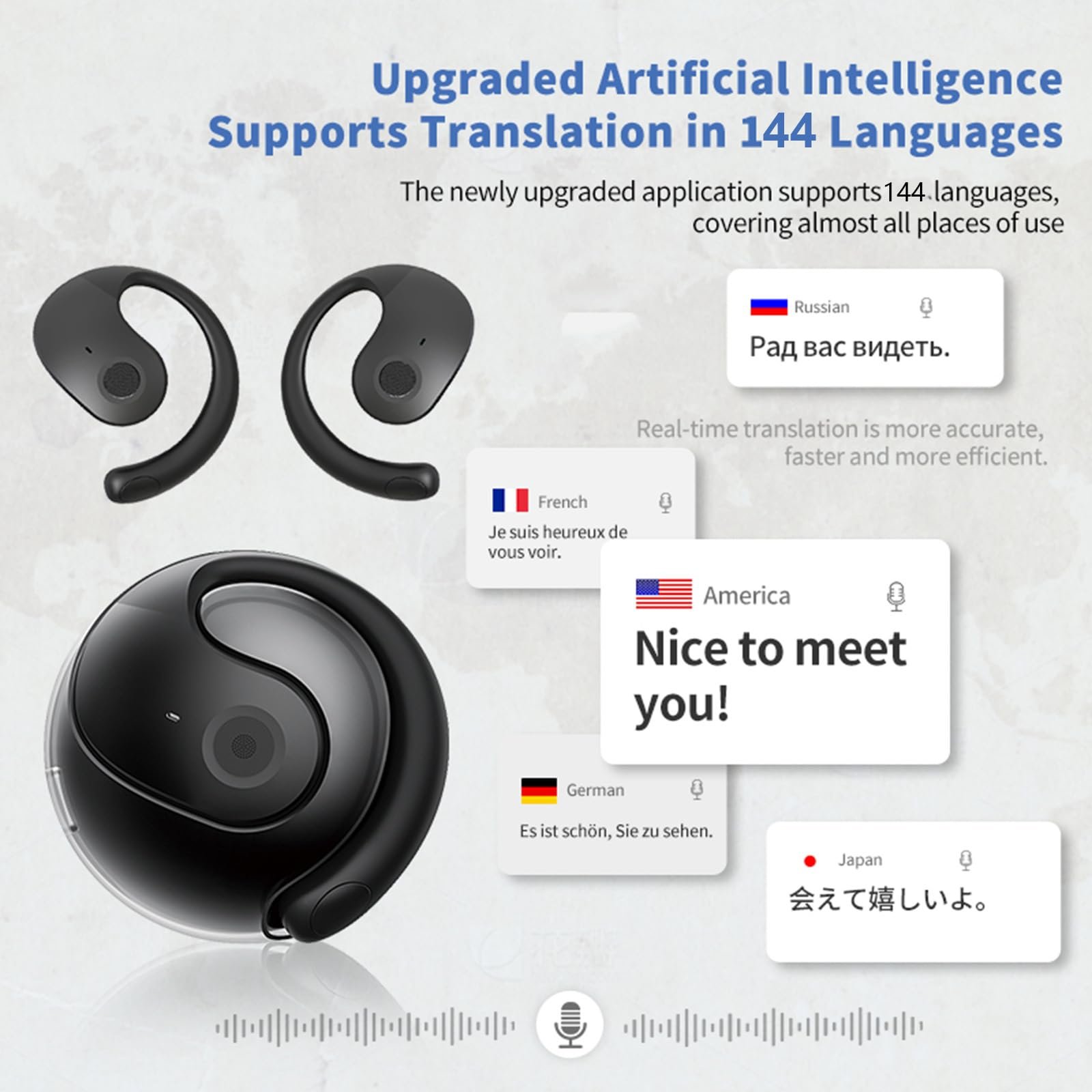 Навушники-перекладачі Ai для перекладу в реальному часі, фото №4