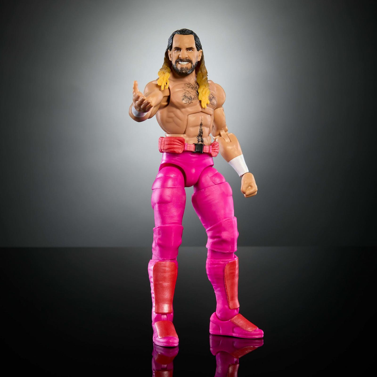 Екшн-фігурка Mattel WWE Elite Collection, Seth Freakin' Rollins, WrestleMania, з компонентами Howard Finkel, JCJ51, багатокольоровий, фото №4