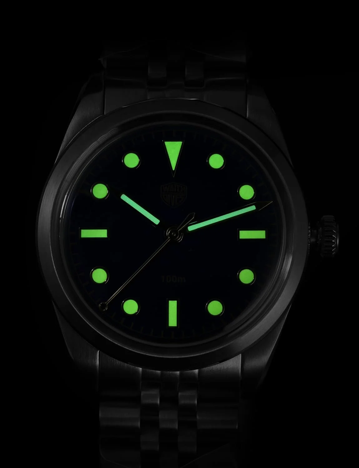 Часы Watchdives WD1950S/WD1960S Кварцевые 36 мм VH31 Водонепроницаемые 100 м Суперлюминесцентные, фото №5 Часы Watchdives WD1950S/WD1960S Кварцевые 36 мм VH31 Водонепроницаемые 100 м Суперлюминесцентные, фото №5