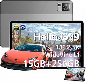 Планшет 11" 2.5К  DOOGEE T30 Pro 8+7/256Gb 4G 2-SIM 8 ядер Android 13 8580 mAh Черно-серый - Фото 1