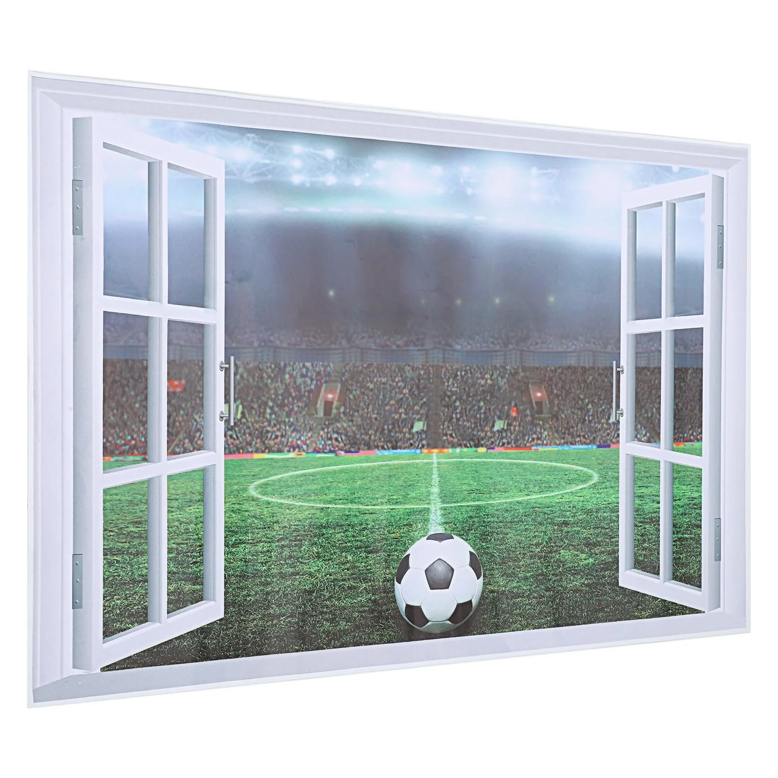 3D Наклейка на стіну Футбольний стадіон 38 x 58 см, фото №1 3D Наклейка на стіну Футбольний стадіон 38 x 58 см, фото №1