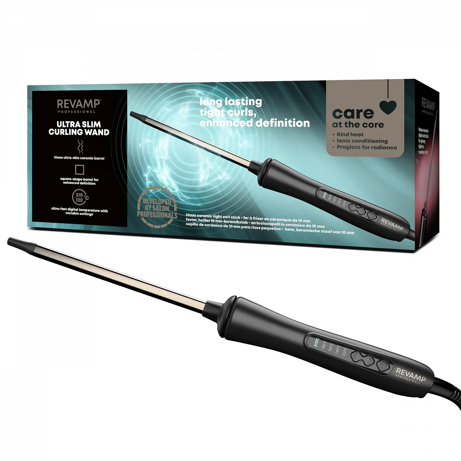 Плойка REVAMP Tight Curl Stick Керамическая, дизайн Chopstick, масла Progloss, 10 мм, фото №1 Плойка REVAMP Tight Curl Stick Керамическая, дизайн Chopstick, масла Progloss, 10 мм, фото №1