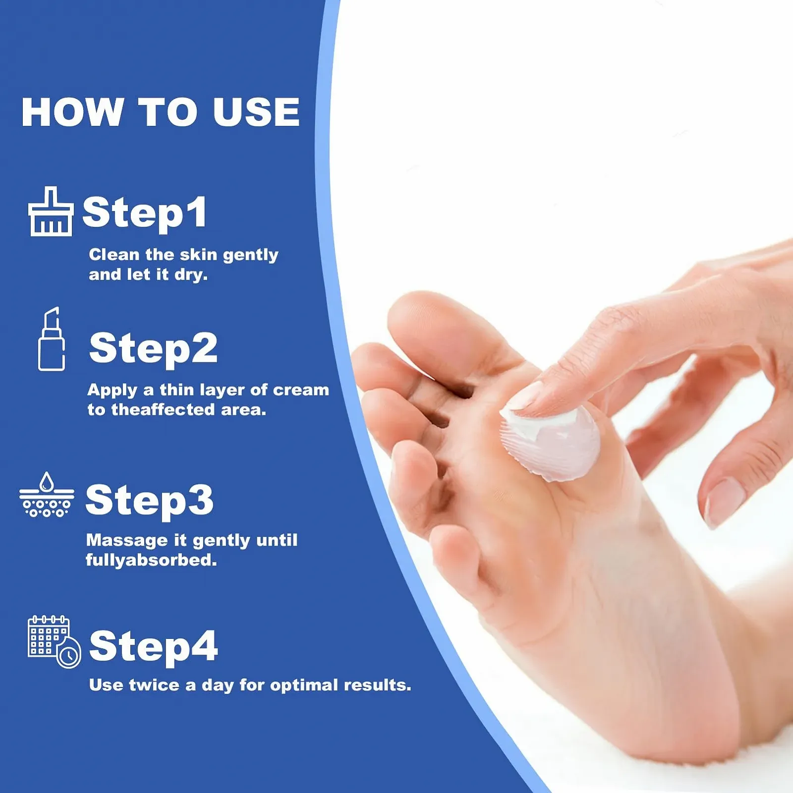 Крем для ног Увлажняющий От трещин с аллантоином, алоэ вера и глицерином 50 г, фото №7