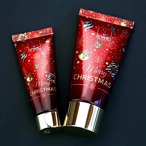 Лосьйон для рук Christmas Аромат та дизайн для Різдва 15 мл Набір з 10 шт Червоний/Золотий synthetic.ua - Фото 1