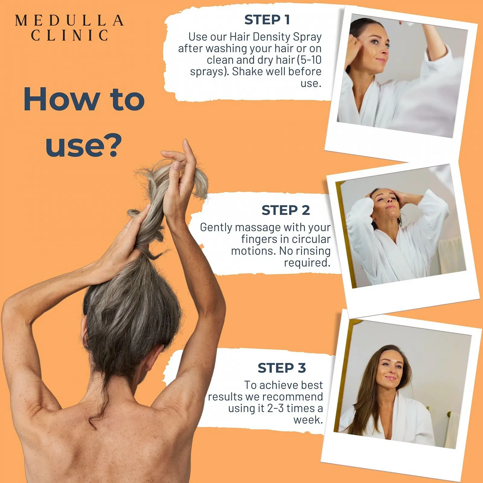 Спрей для росту волосся Medulla Clinic з олією Батани, розмарином, біотином і кофеїном, фото №7 Спрей для росту волосся Medulla Clinic з олією Батани, розмарином, біотином і кофеїном, фото №7