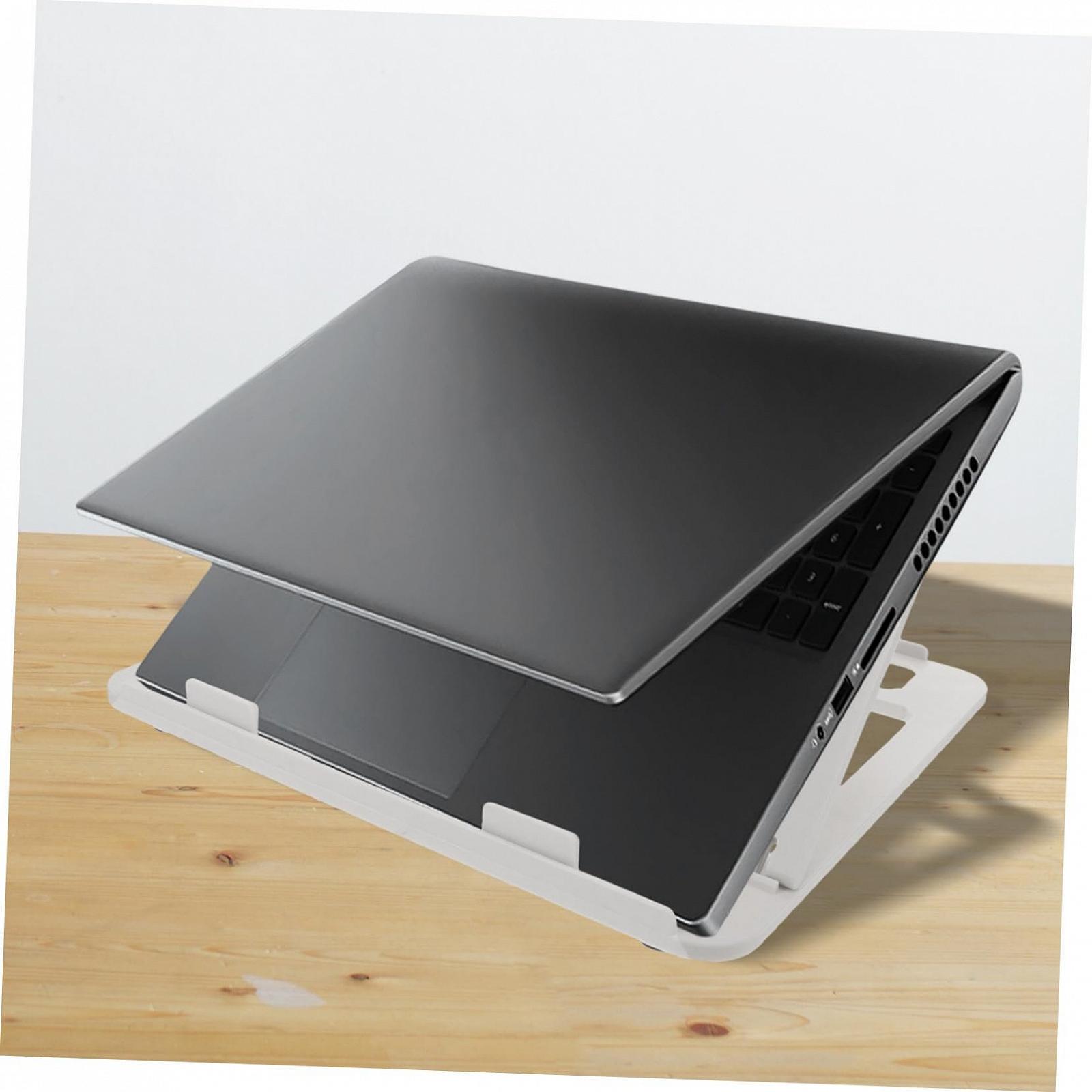 Підставка для ноутбука Veemoon Складна Регульована по висоті з функцією охолодження Білий, фото №8
