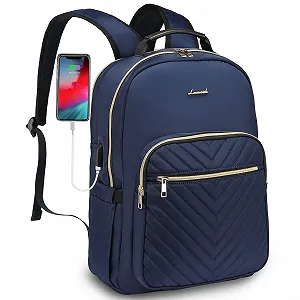 Рюкзак для ноутбука LOVEVOOK жіночий водонепроникний 15.6 дюйма з USB - Фото 1