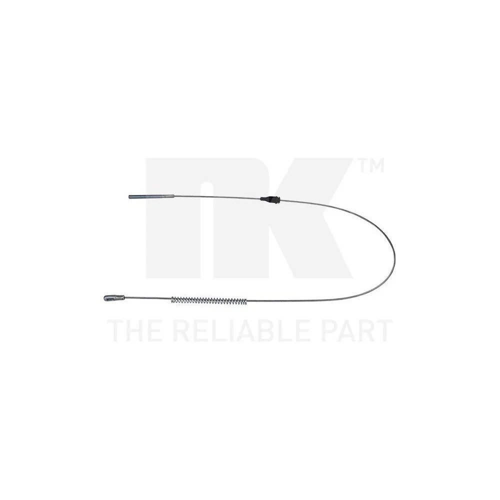 Трос стояночного гальма NK 903684 для OPEL VAUXHALL CHEVROLET правий, фото №1