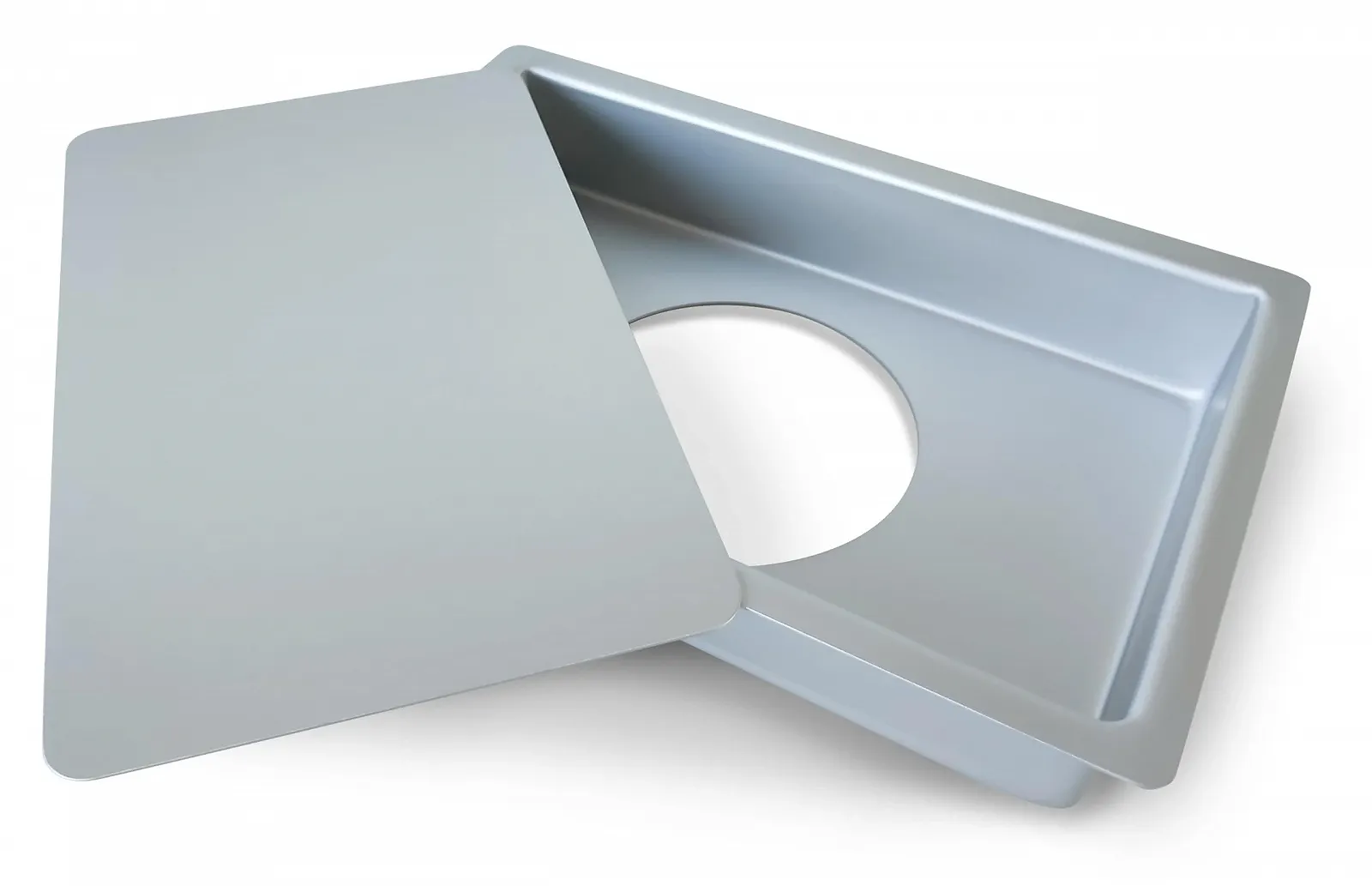 Форма для лазаньи Guardini Professional со съемным дном 18 x 28 см Алюминий Серебристый, фото №1