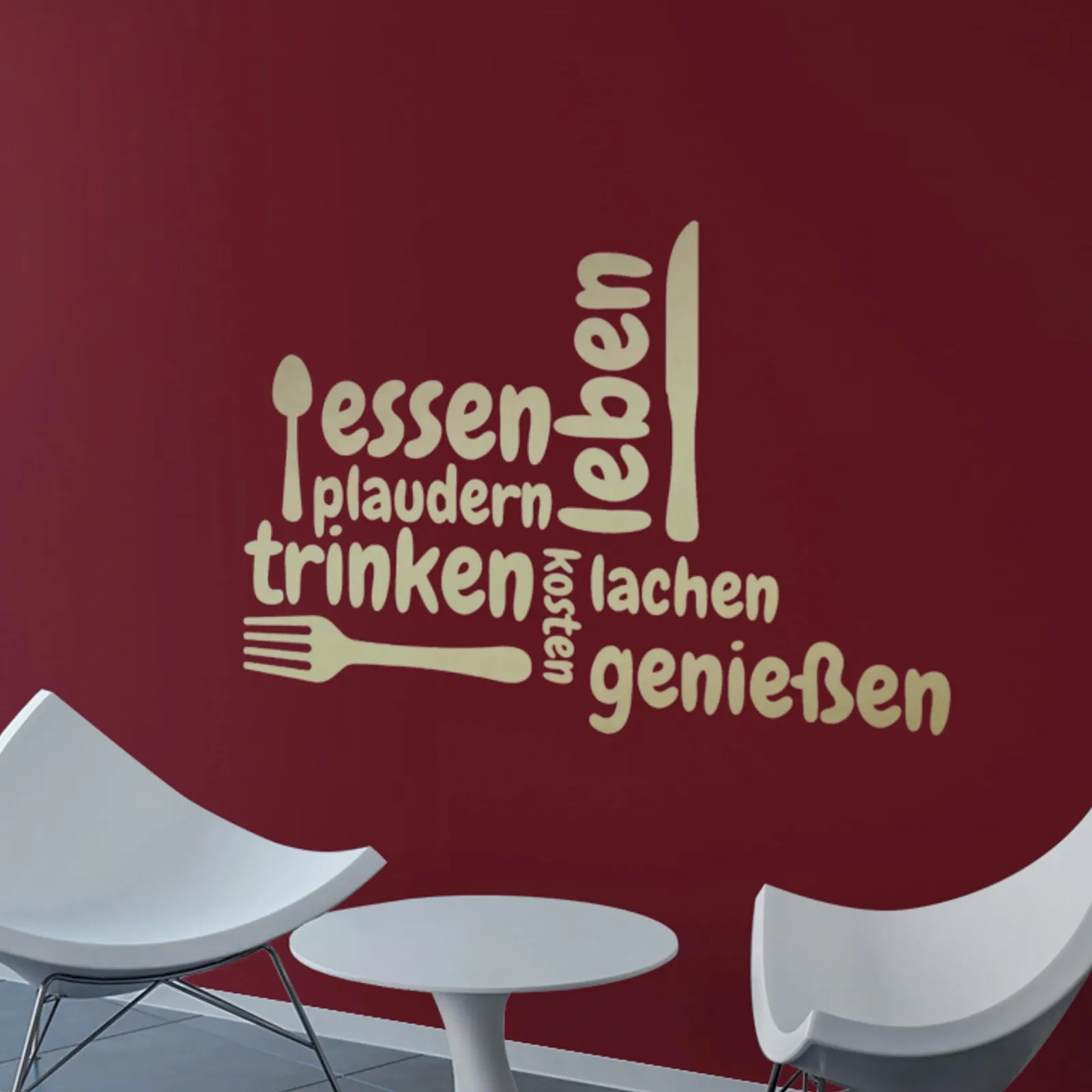 Наклейка на стіну Klebekönig Food Drink Kitchen Quote Saying, фото №3