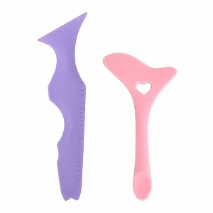 Набір З 2 Силіконові трафарети для підводки для очей багаторазові багатофункціональні - Фото 1