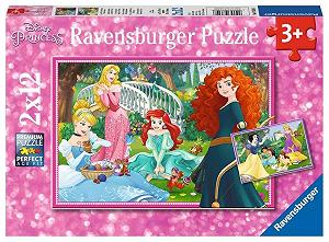Пазлы Ravensburger Disney Princess 07620 Around The World 2 x 12 деталей - Фото 1