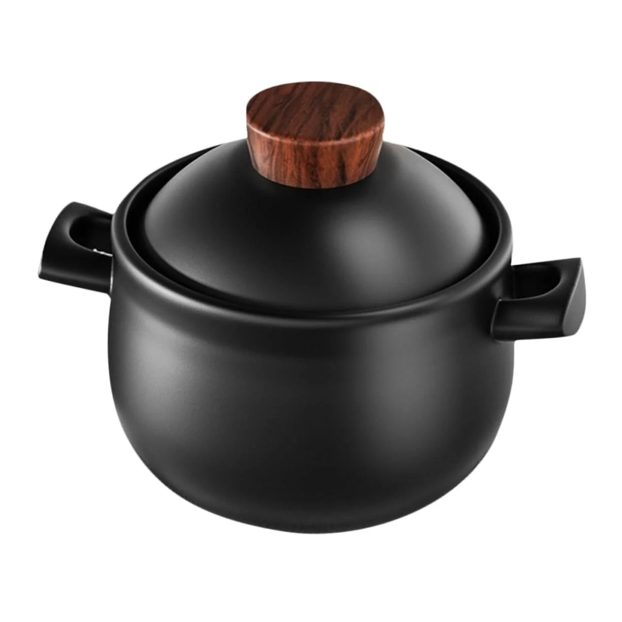 Кастрюля с крышкой Термостойкая и долговечная большая для супов риса и тушения для газовых плит, фото №1