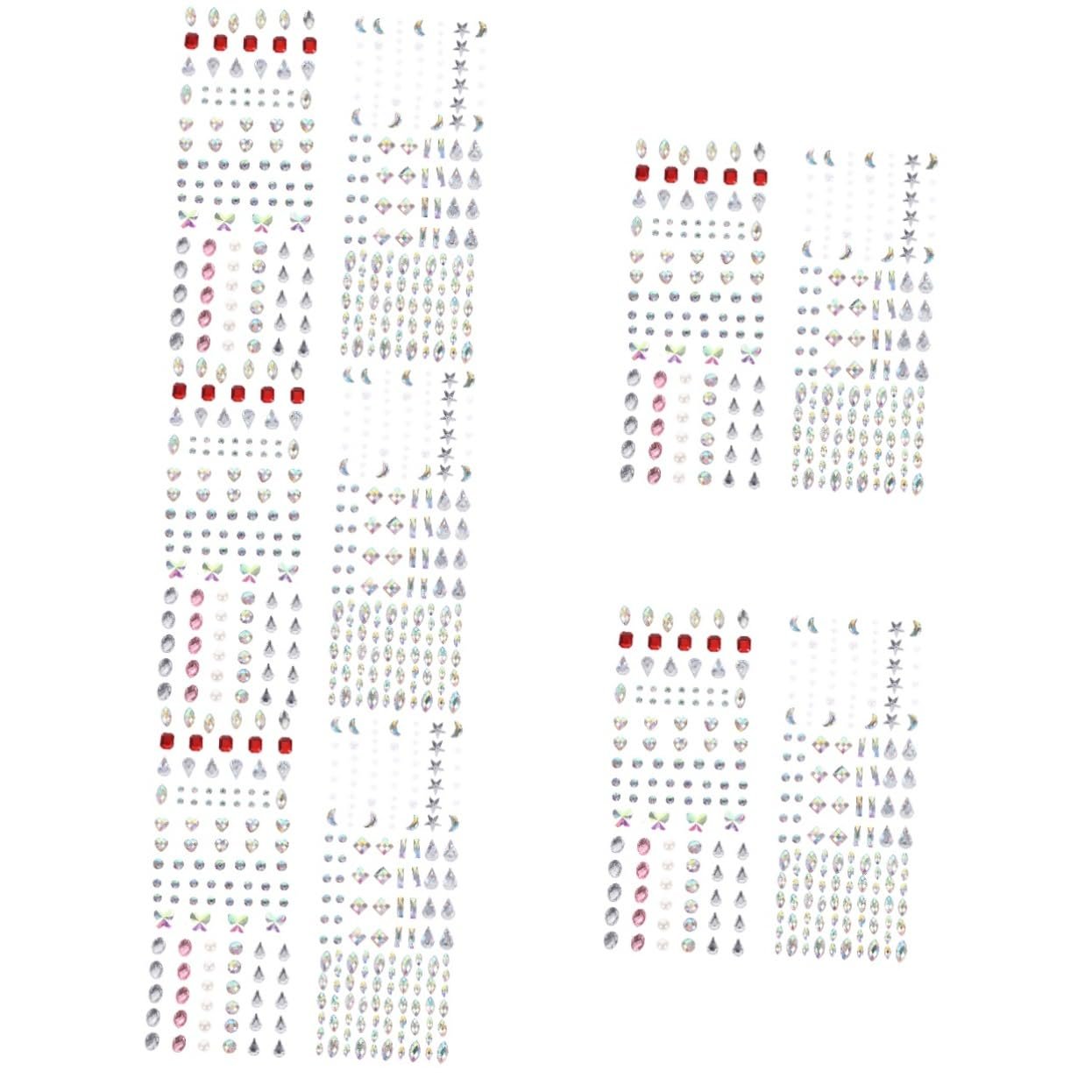 Наклейки 30 аркушів, стрази, фото №1