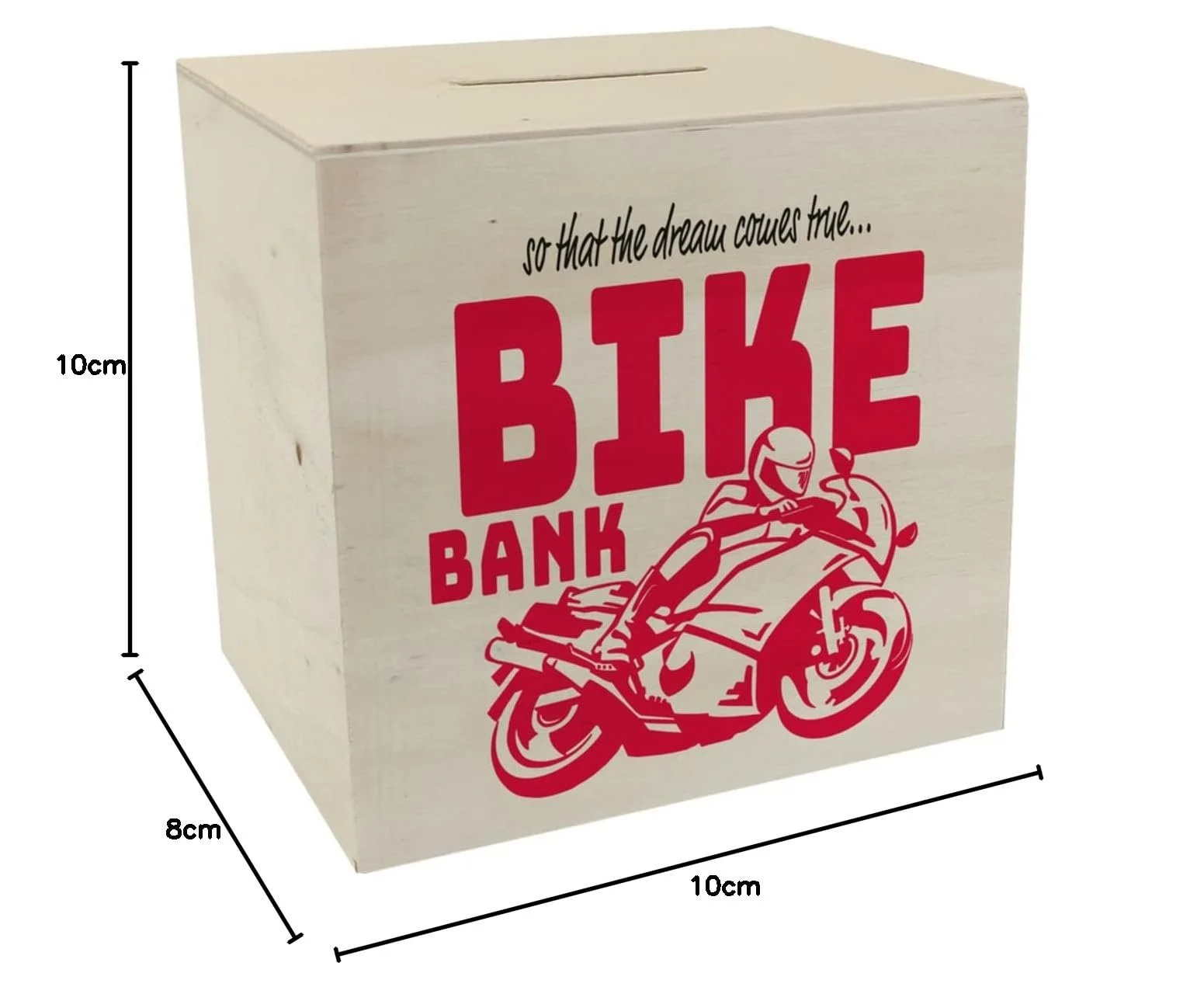 Скарбничка Bike Bank Wooden Money Box дерево, фото №4