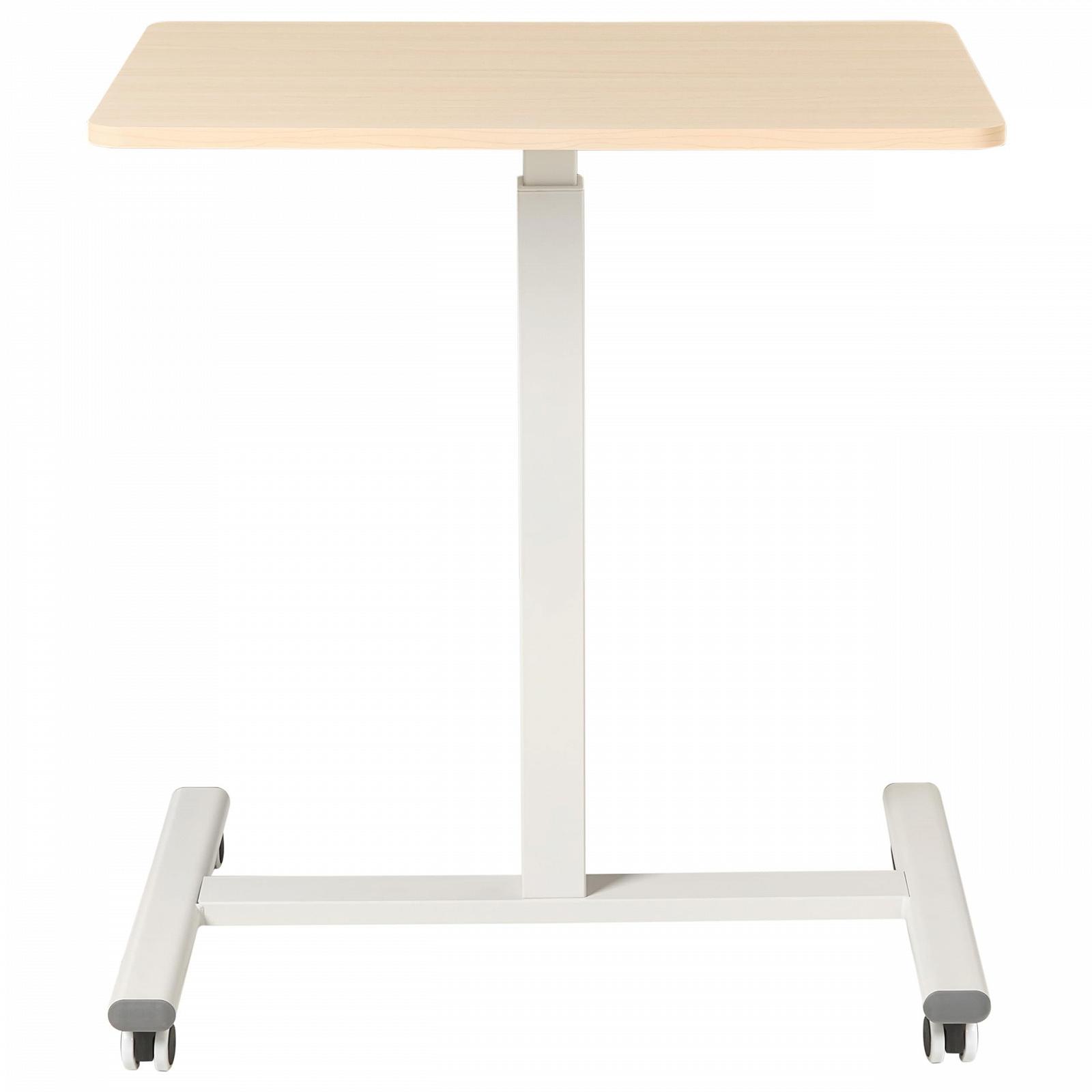 Столик для ноутбука Academia Под дерево светло-коричневый / белый, регулируемый по высоте, 65 x 48 см, фото №5