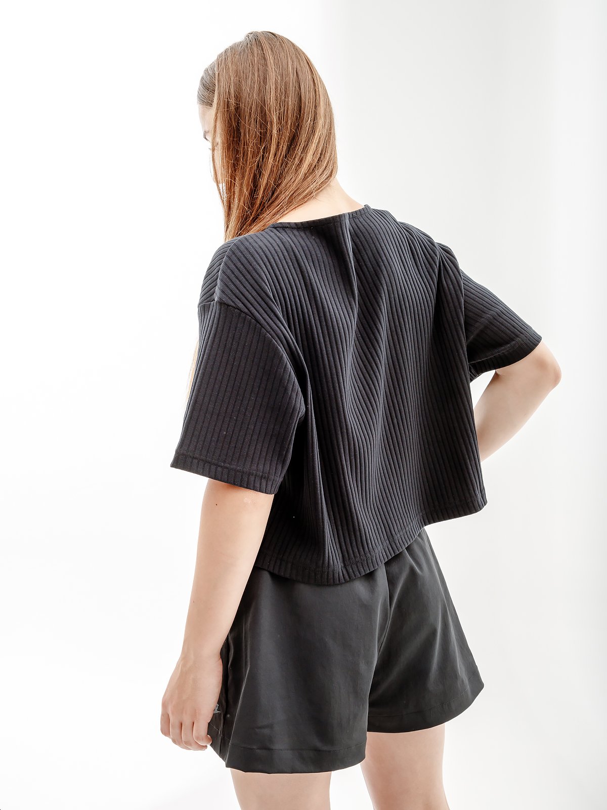 Футболка Nike W NSW RIB JRSY SS TOP S, фото №2