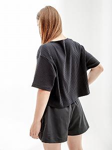 Футболка Nike W NSW RIB JRSY SS TOP M synthetic.ua - Фото 1