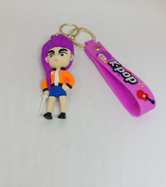 Брелок Кейпоп мисливці на демонів Rumi Румі K-Pop Demon Hunters Huntr/x дитячий на рюкзак, ключі іграшка 8 см, фото №3