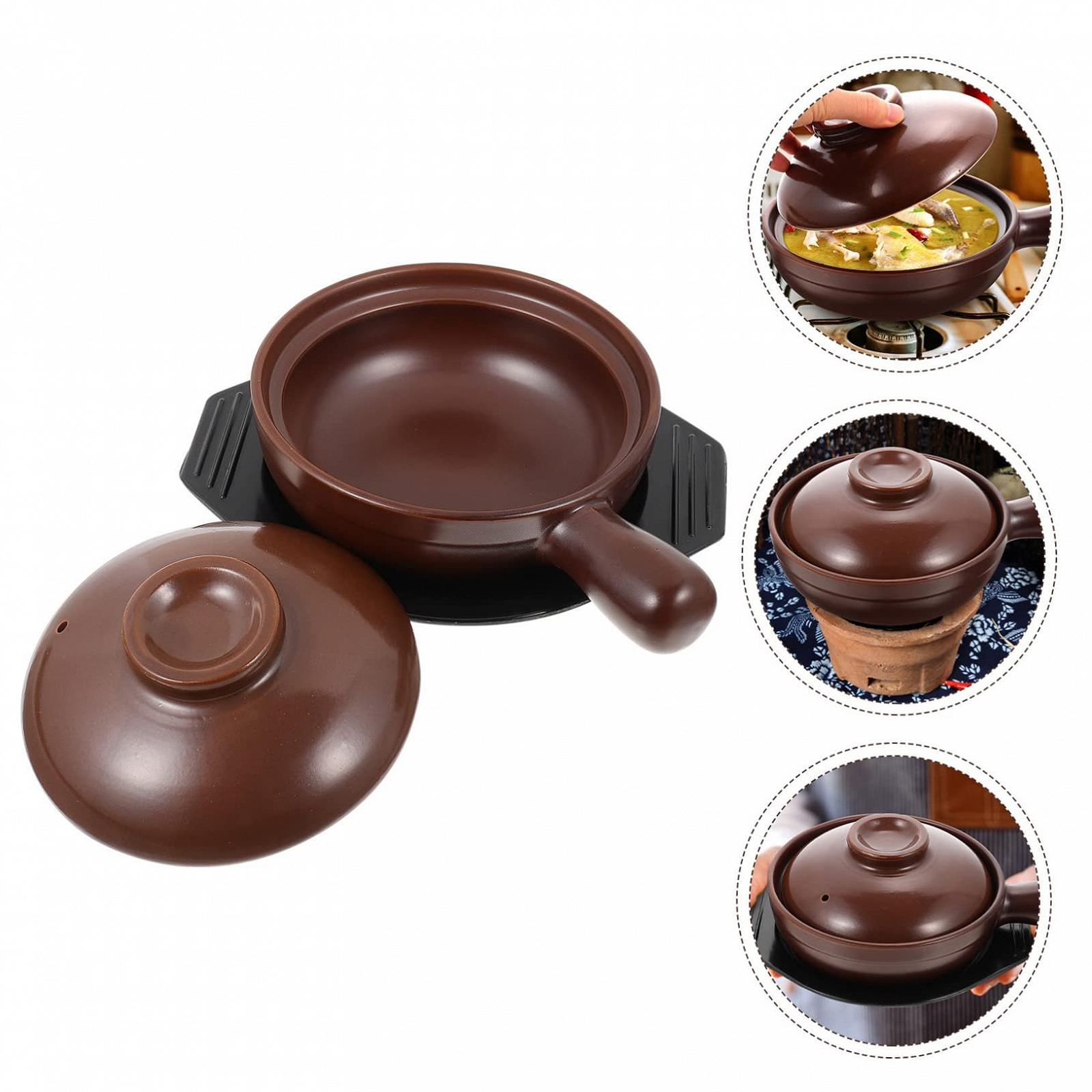 Ківш Sosoport керамічний з ручкою плоске дно, фото №7