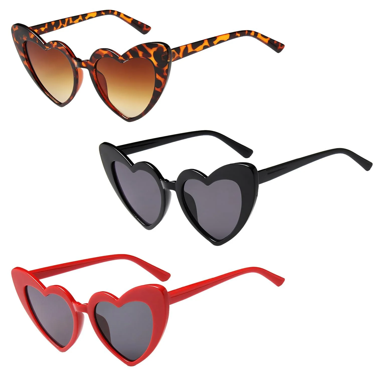 Солнцезащитные Очки FIBOUND Ретро Сердце Разноцветный, фото №1