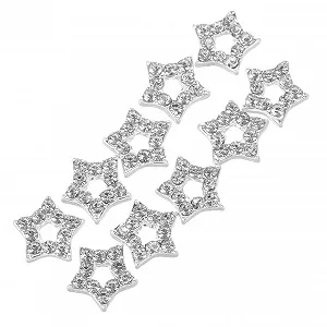 Стразы для ногтей minkissy Звездообразные 10шт Декоративные аксессуары для маникюра - Фото 1