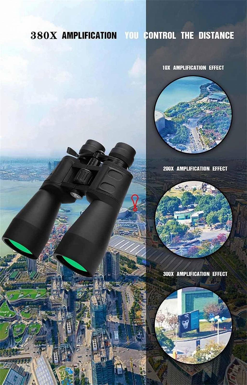 Бінокль NOALED Professional Powerful 10-380 x 100 Long Range Super Zoom HD Waterproof, фото №2
