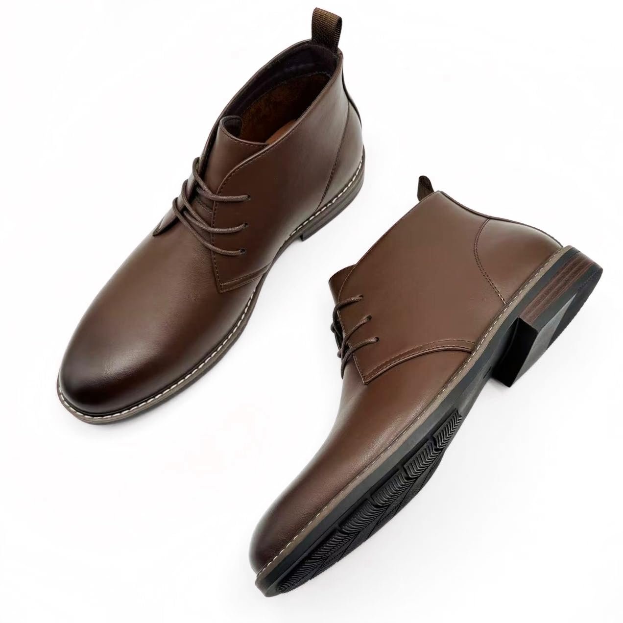 Чоловічі Черевики Класичні Повсякденні Дезерт Черевики на шнурівці, фото №4