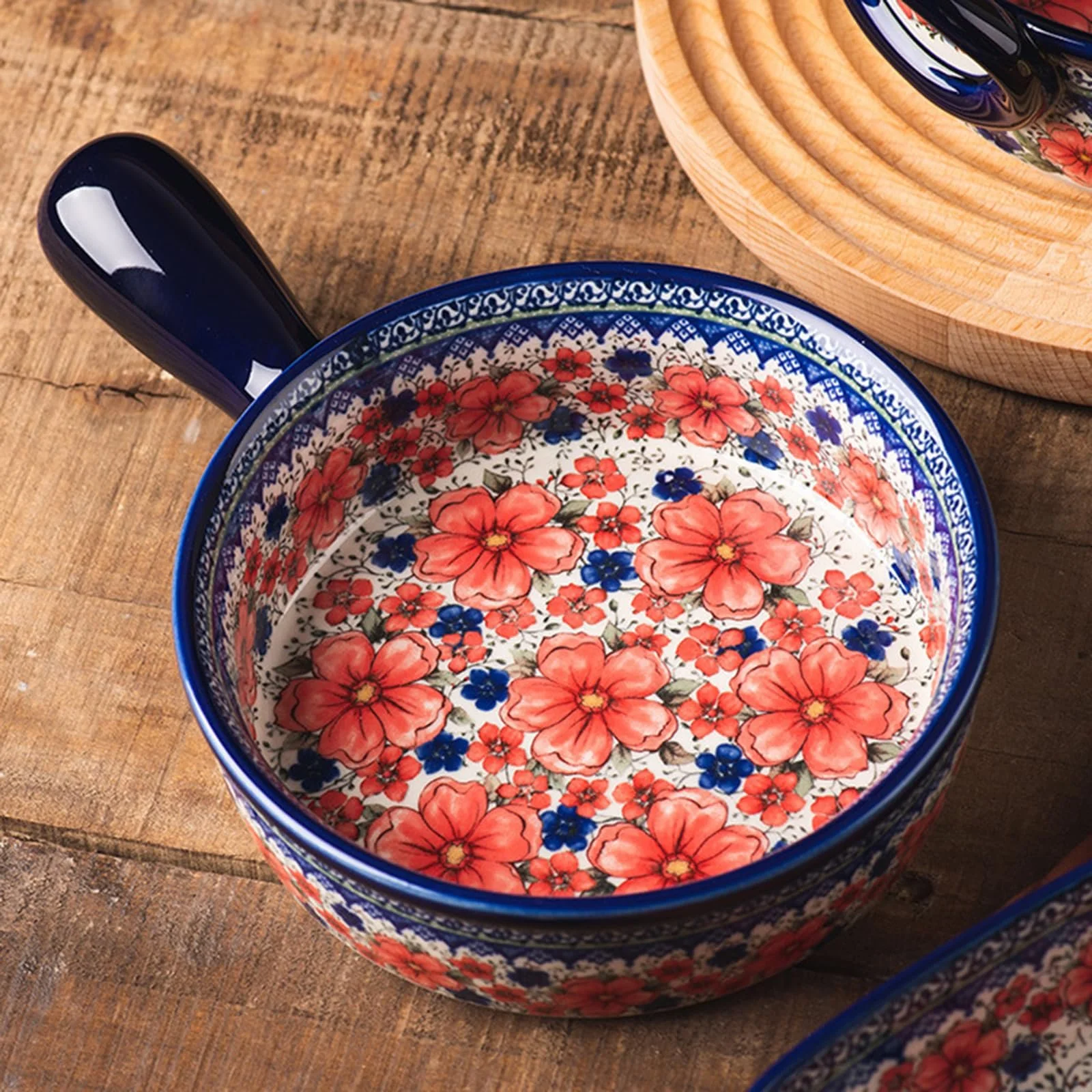 Форма для запекания ASIAD прямоугольная малая керамическая винтажная, фото №6