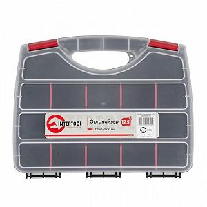 Органайзер для инструментов 12,5" INTERTOOL BX-4001 хранения и переноски метизов деталей 320x260x50 мм - Фото 1