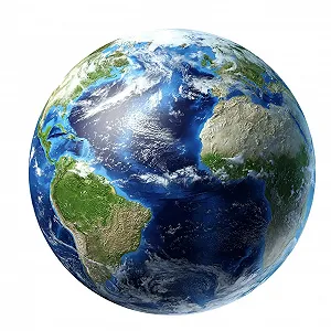 Наклейка для стін Земля Світиться в темряві Люмінесцентна ПВХ - Фото 1