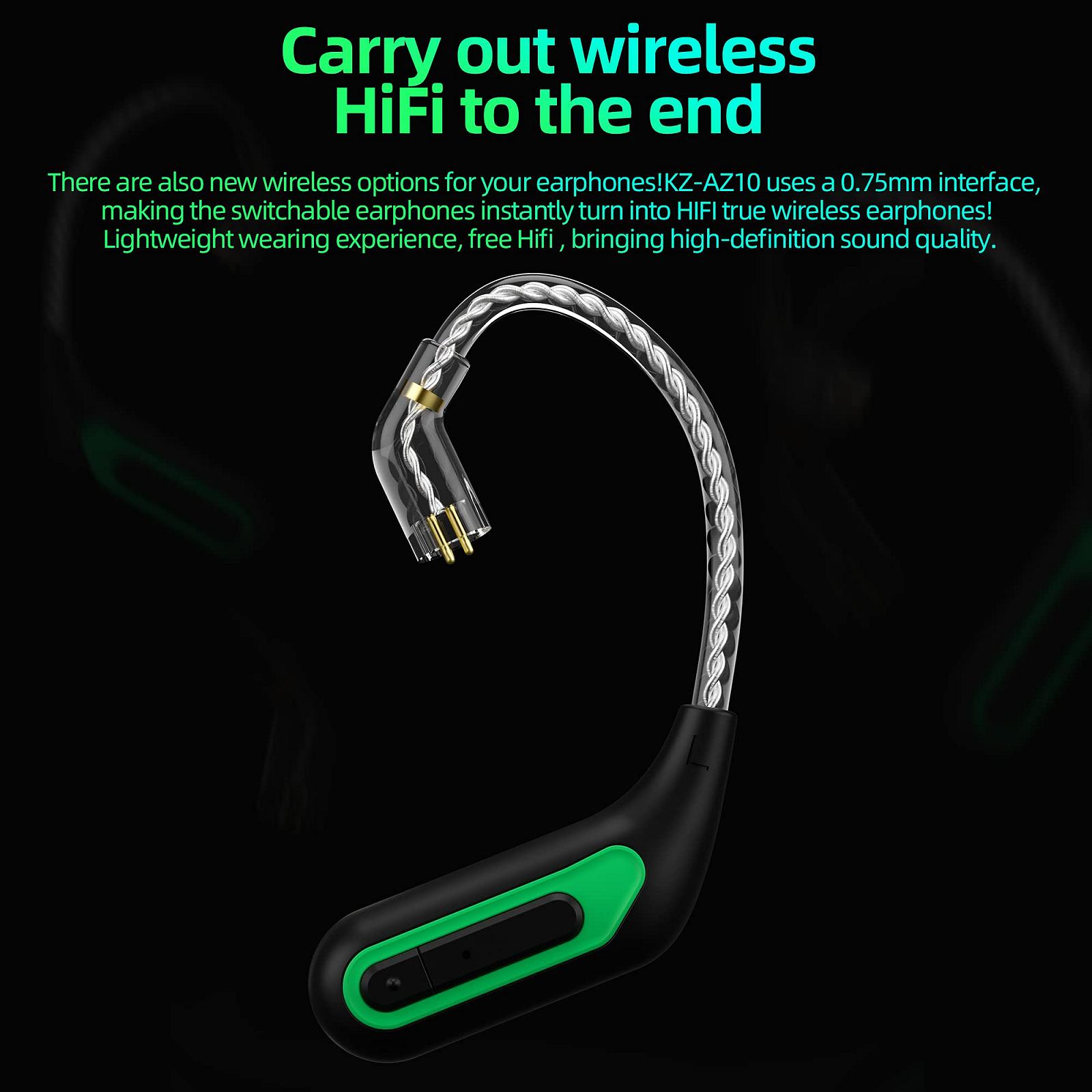 Модуль Bluetooth KZ AZ10 Перехідник Бездротовий кабель Навушники Bluetooth KZ ZS10 PRO/ZSN Pro X/ZSN PRO/ZSX/Zax-C Pin (AZ10), фото №3