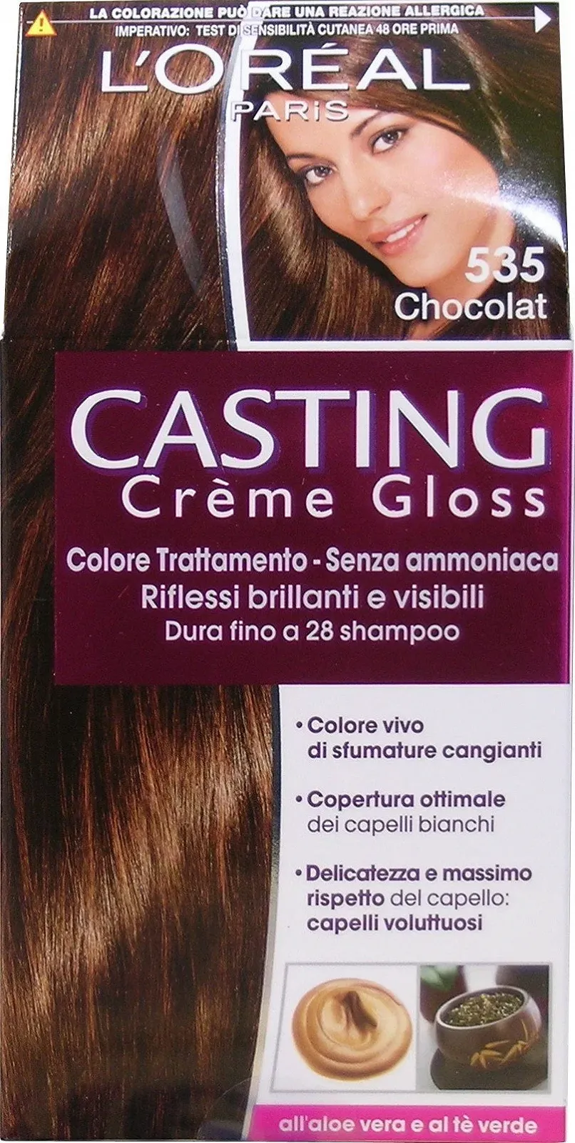 Крем-фарба L'Oreal CASTING Шоколад 535 без аміаку, фото №1 Крем-фарба L'Oreal CASTING Шоколад 535 без аміаку, фото №1