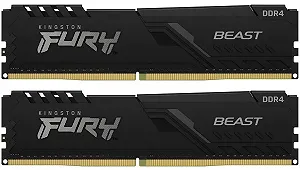 Оперативна пам'ять Kingston DDR4 32GB (2x16GB) / 3600 MHz / CL18 / (KF436C18BBK2/32) - Фото 1