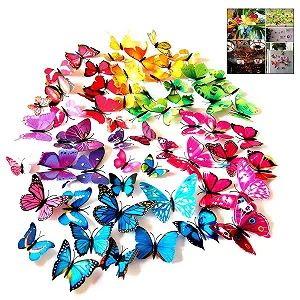 Набір наклейок iwobi 3D Метелики 72 шт. - Фото 1