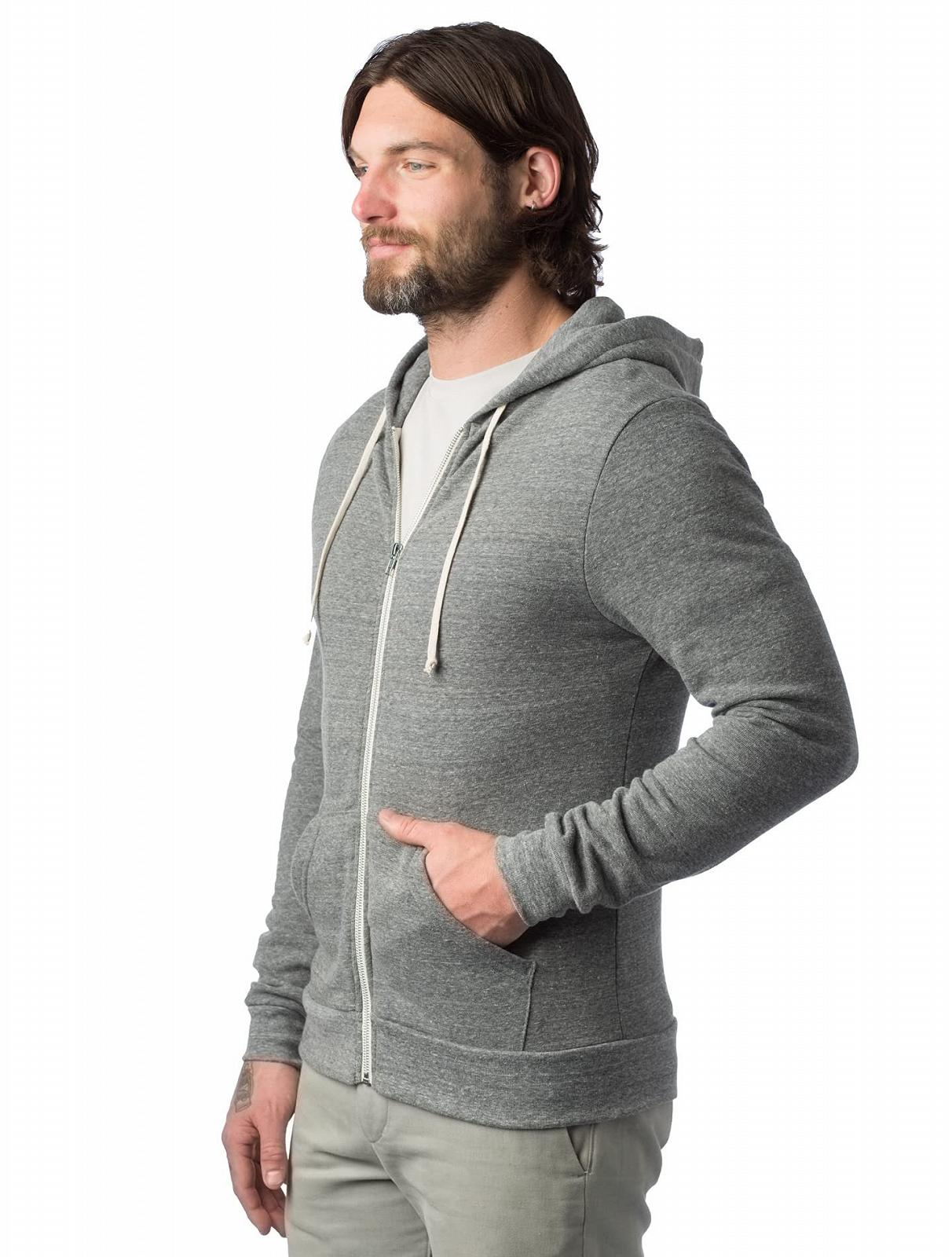 Толстовка на молнии унисекс Alternative Rocky Eco-Fleece, фото №7 Толстовка на молнии унисекс Alternative Rocky Eco-Fleece, фото №7