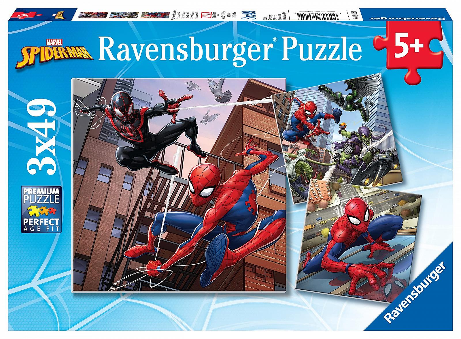 Пазл Ravensburger Marvel Spider-Man 3 x 49 деталей, фото №1
