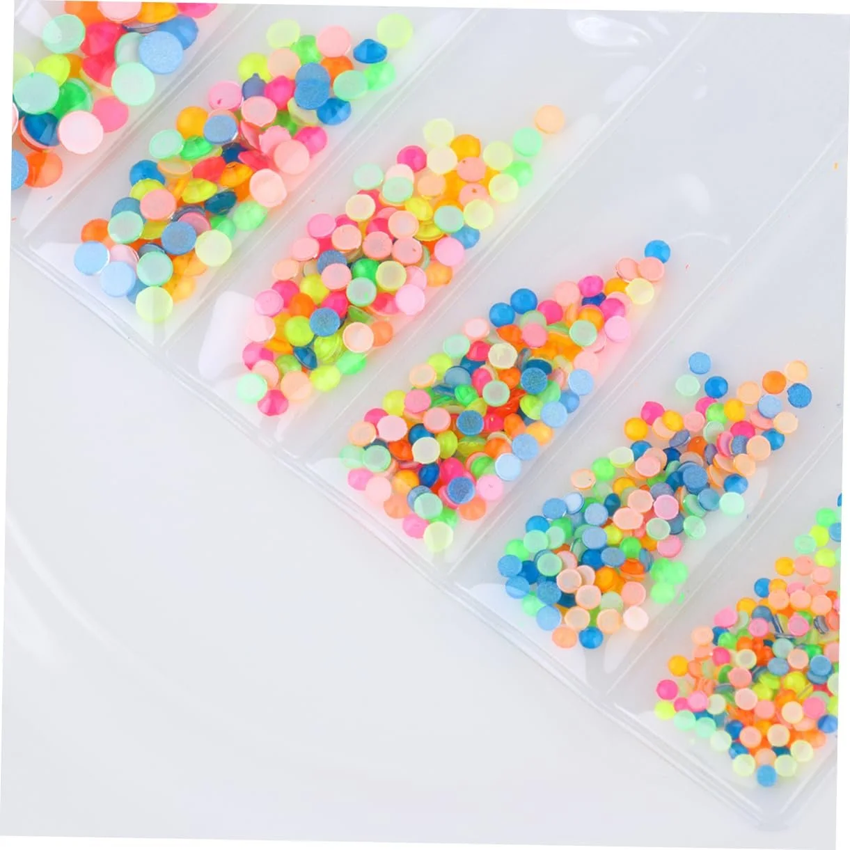 Стрази для нігтів Віяло 850 шт. Набір, фото №4