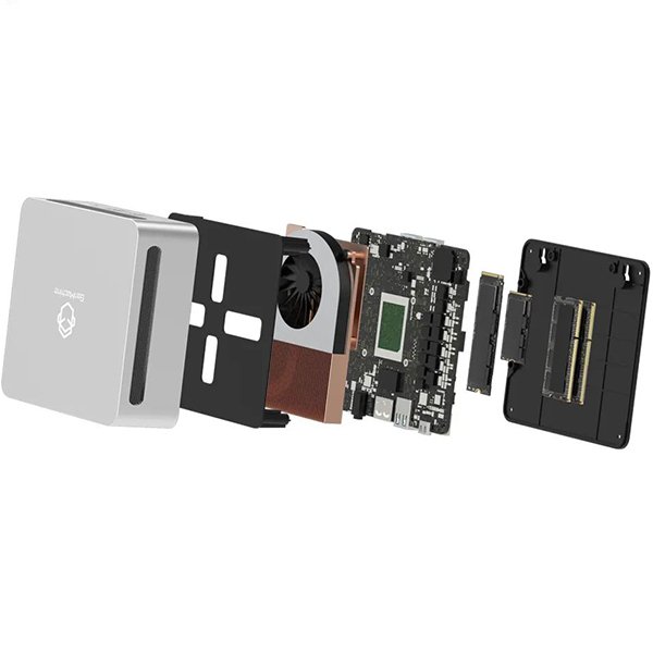Мини-ПК GenMachine Ren 4000 / Ryzen 3 4300U / RAM 8GB / SSD 256GB / LAN / Wi-Fi / Bluetooth / Windows 11 / Серый, фото №1