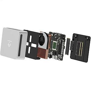 Мини-ПК GenMachine Ren 4000 / Ryzen 3 4300U / RAM 8GB / SSD 256GB / LAN / Wi-Fi / Bluetooth / Windows 11 / Серый - Фото 1