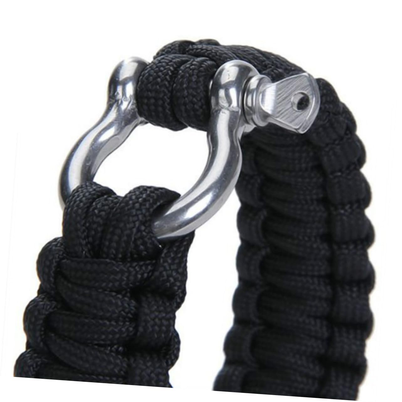 Браслет Yardwe Paracord стальная скоба, фото №2
