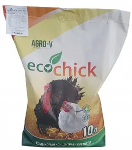 БМВД для бройлеров Стартер 35% ECOchick ТМ Агро-В 10 кг - Фото 1