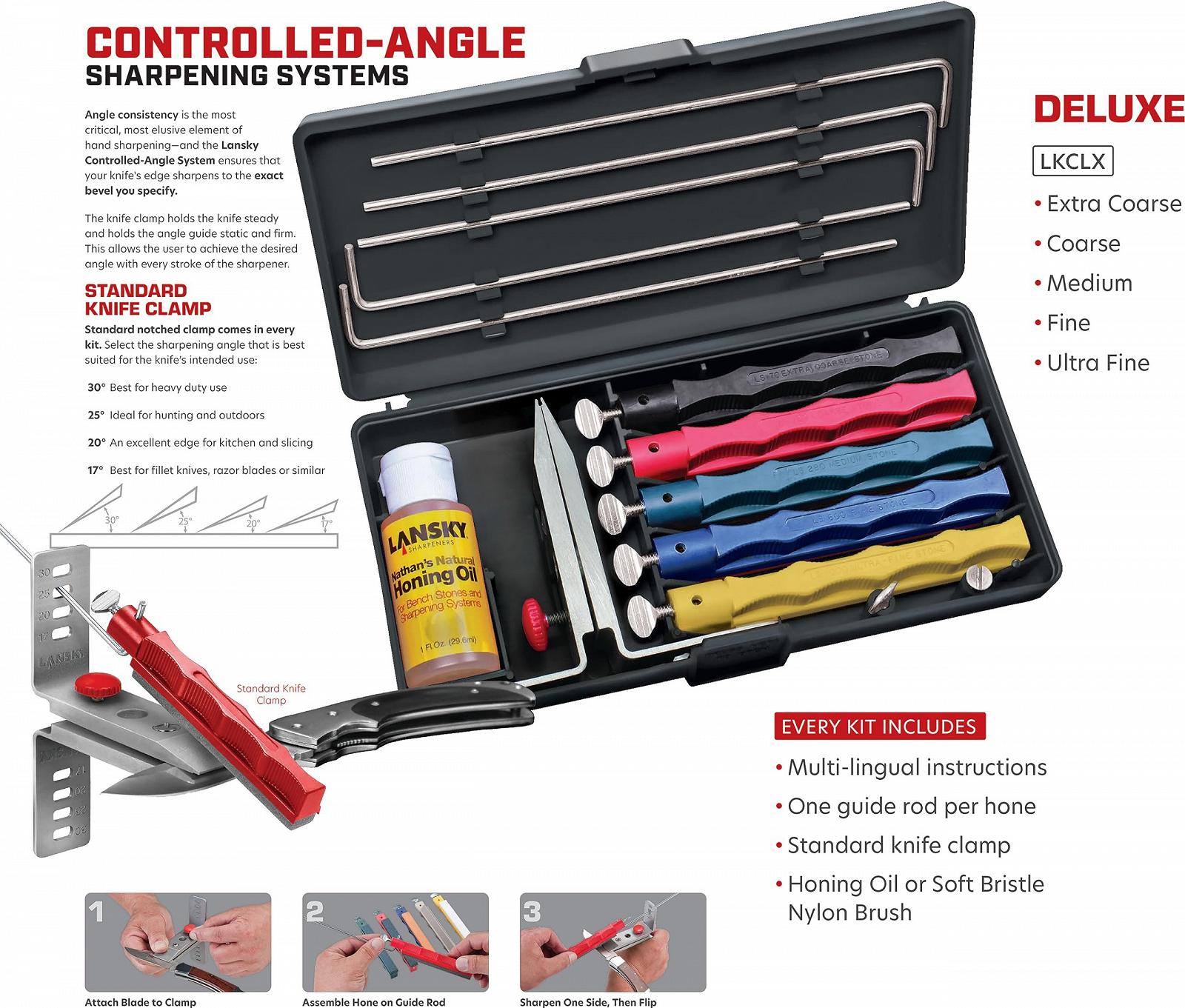 Набір для заточування Lansky Різнокольоровий, фото №2 Набір для заточування Lansky Різнокольоровий, фото №2