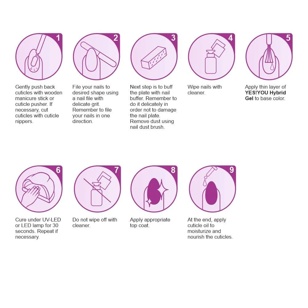 Гель-лак YES!YOU Красный Цвет № 20, 4,5 г, фото №6