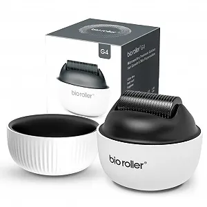 Дермаролер 0,5 мм, професійний мікронідлінг з 1200 справжніми титановими голками для волосся, обличчя - Фото 1