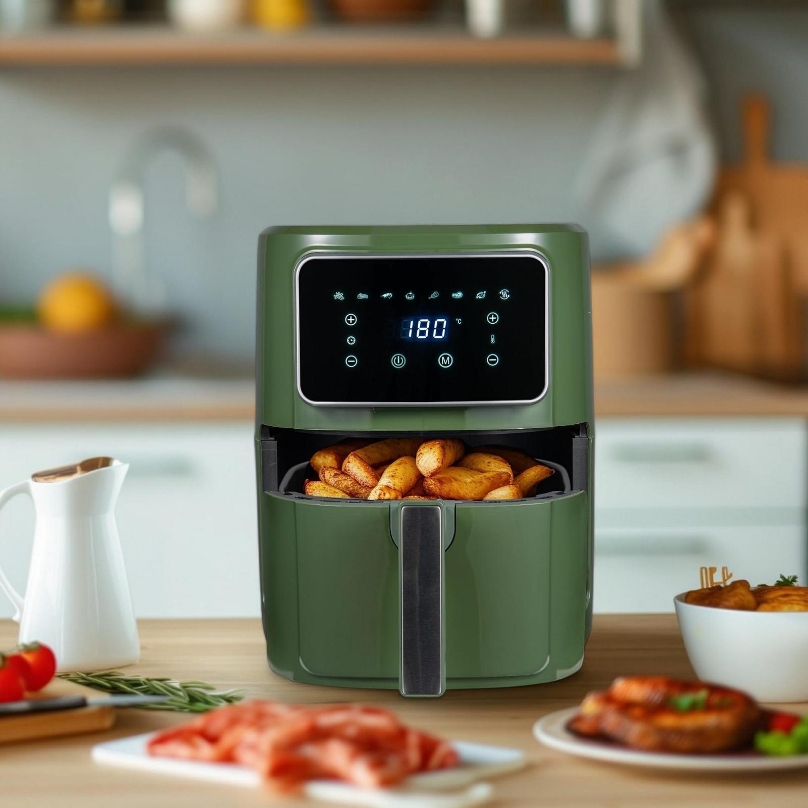 Мультипечь BERGNER Midnight 1800 W 6.9 л 8 программ Керамическое покрытие 80-200 °C Без PFAS, фото №7 Мультипечь BERGNER Midnight 1800 W 6.9 л 8 программ Керамическое покрытие 80-200 °C Без PFAS, фото №7