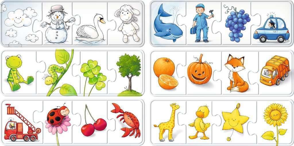 Дитячий пазл Ravensburger My First Colour Puzzle 03007 All My Colours 6 x 4 деталі, фото №2