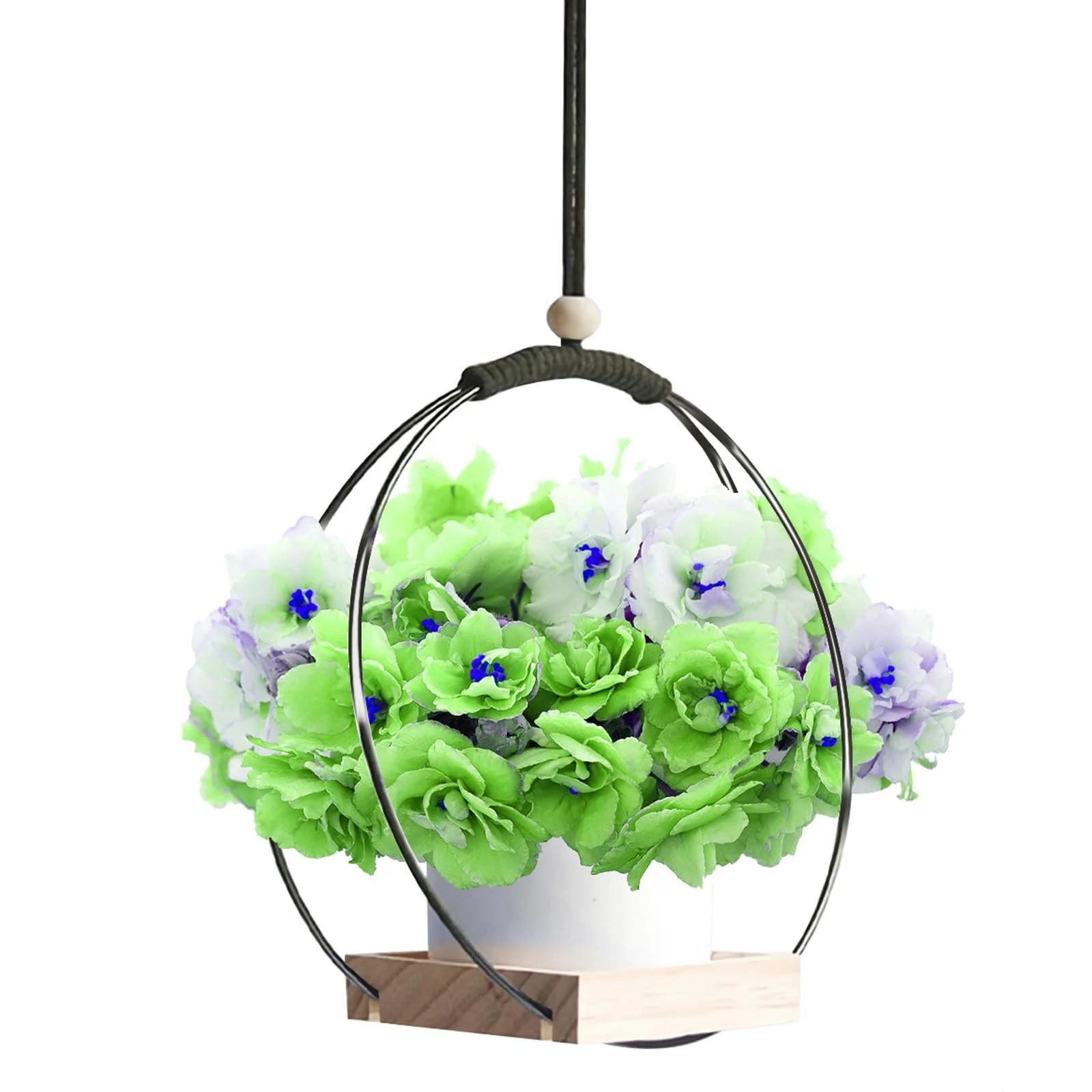 Підвісна полиця для квіткового горщика Modern дерев'яна, фото №6