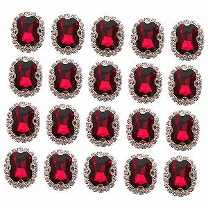 Стразы пришивные ручной работы, 20 шт, маленькие блестящие украшения для одежды и аксессуаров для рукоделия и персонализации - Фото 1